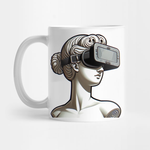 Venus of Milo Wearing VR Headset by ArtisanEcho